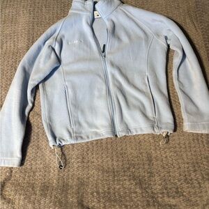Columbia Soft Blue Fleece Jacket